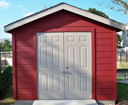 Gable Shed with Double Steel Doors