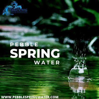 "Refreshing Moments Delivered by Pebble Spring Water