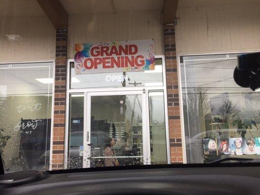 Grand opening! Very lucky to have found this place especially on Groupon for a great price!