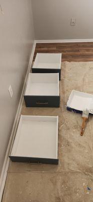 Painting inner drawers