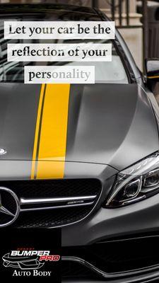 Give your car a personality touch.