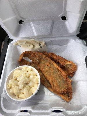 2pc whiting basket w/Mac n chz