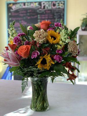 Flowers delivered to Micki Dahne