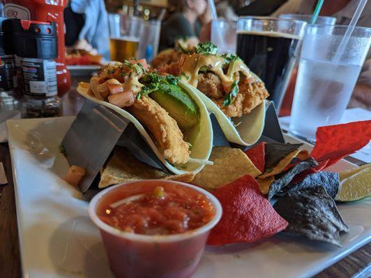 Tacos with Atlantic Haddock