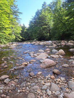 Pemi River from the campground