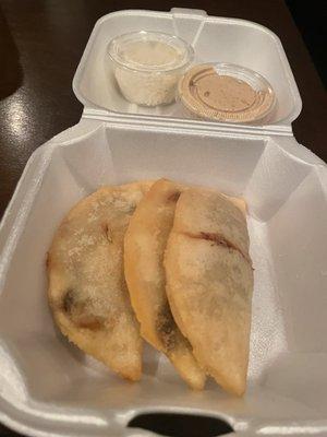 Mushroom empanadas