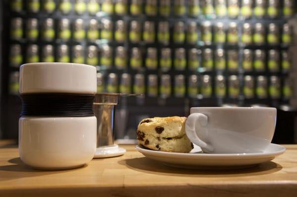 Scones and tea. Mmm mmm.