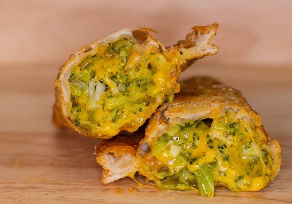 Broccoli and Cheddar Empanada