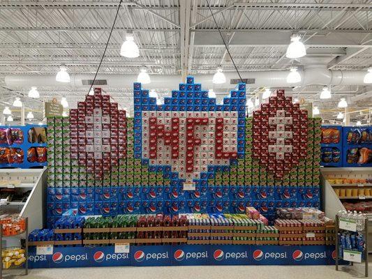 Cool drink display!