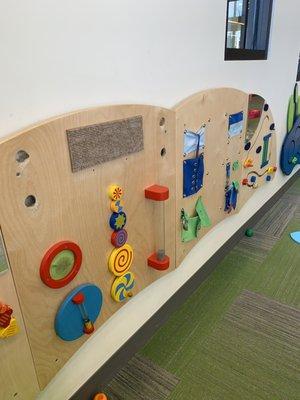 Toddler area, my daughter loved all the little noise makers