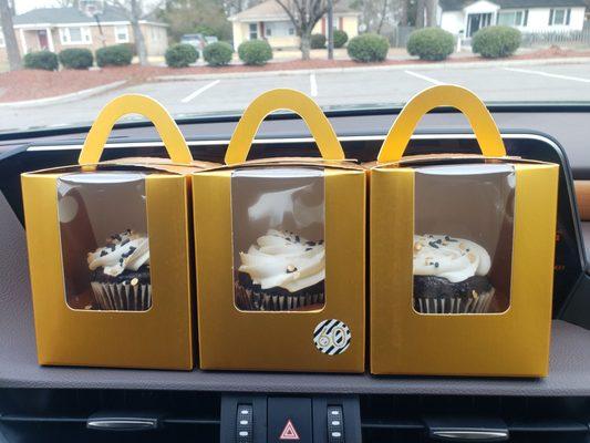 Cupcakes to celebrate our pastor's birthday