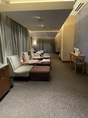 relaxation area at spa