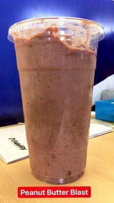 Peanut Butter Blast -- opted for no bananas. Yum!