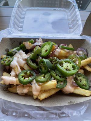 Jalapeño loaded fries