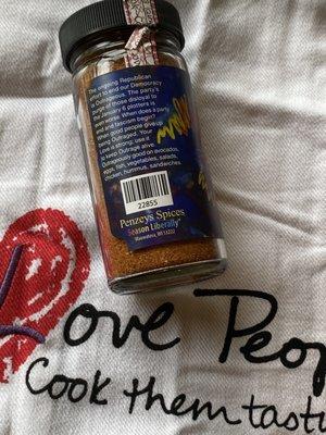 Awesome sandwich (or eggs or chicken etc) seasoning. With a message.