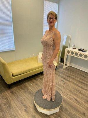 Mother Of the Groom dress alteration was fabulous!!