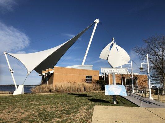 Front Entrance to Visitor Center and Restrooms.