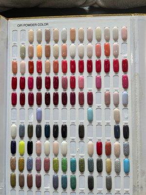 OPI Powder Colors