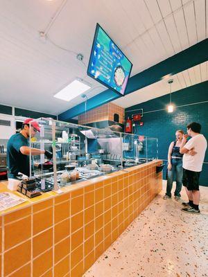 Interior ordering counter