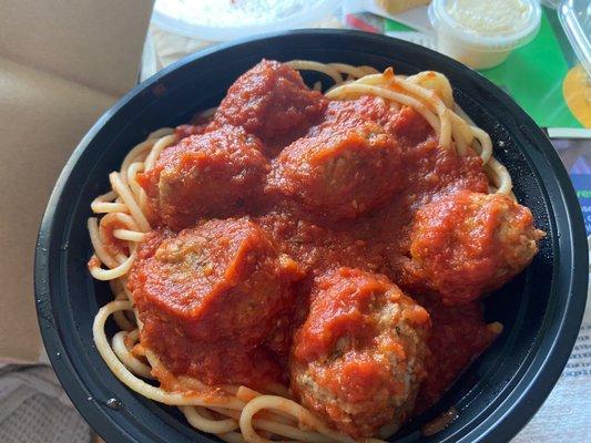 Spaghetti with Meatballs - very tasty!