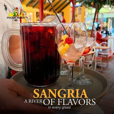 Discover the refreshing taste of our sangria on your next visit!