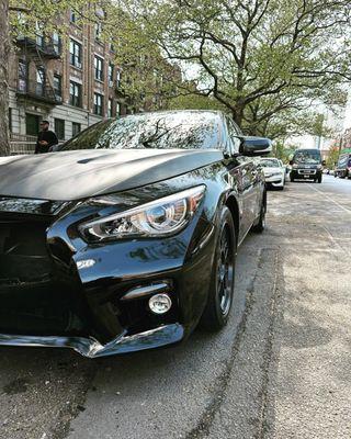 Wash & Wax on the Infiniti.