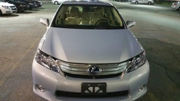 My brand new Lexus Hybrid I got tonight from Drivetime