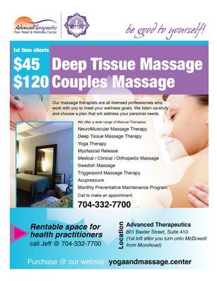 Great deals for you. Call Jeff at 704-332-7700