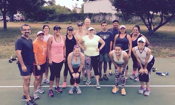 Alamo 180 Run group getting ready for their long run!