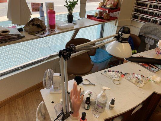 Our manicure section.