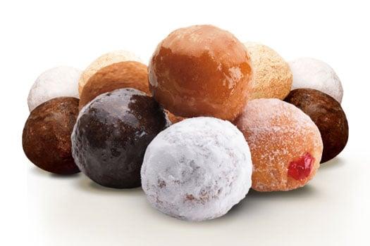 Our standard hole selection is glazed, blueberry, strawberry and chocolate.  Others available with 24 hour notice.