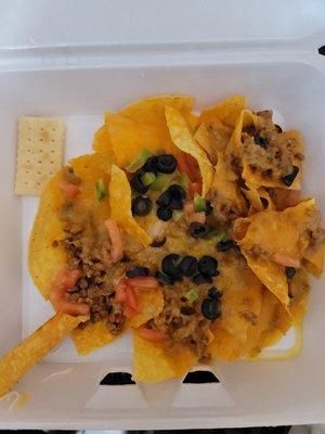 Kids size nachos.