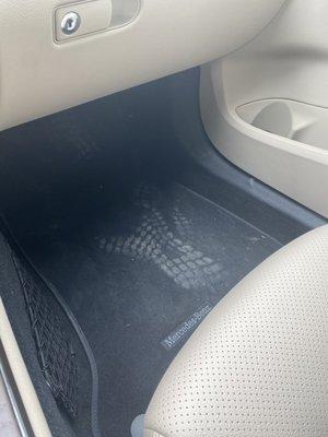 Shoe print left in my vehicle