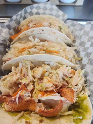 Haddock tacos