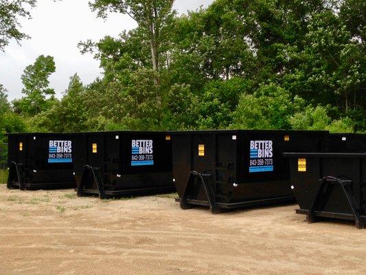 New 15 yard dumpsters that are perfect for home and large garage junk removal projects.