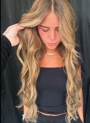 Beautiful, blended hair extensions