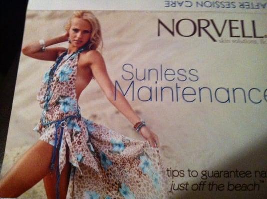 Norvell stand up spray tan 3 Free with Gift Certificate!