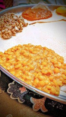 Metin Shirt Wat  Ground roasted yellow split peas cooked in berbere sauce