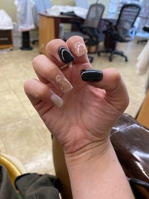 SNS dipped nails by Theresa