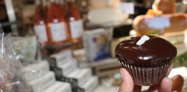 Chocolate devil cupcake