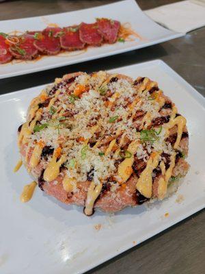 Sushi pizza