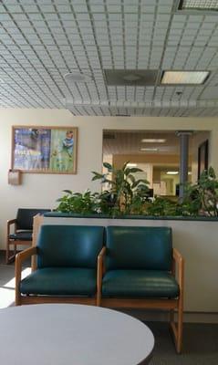 Waiting at the doc's office.