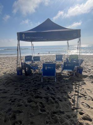 Our Cabana for the week in Nags Head, NC!