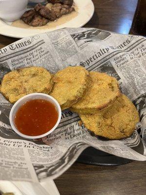 Fried green tomatoes