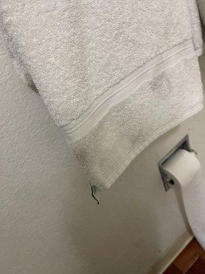 This was the towels in bathroom