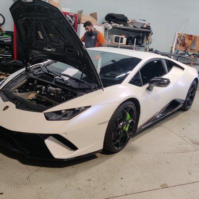 Lambo getting done