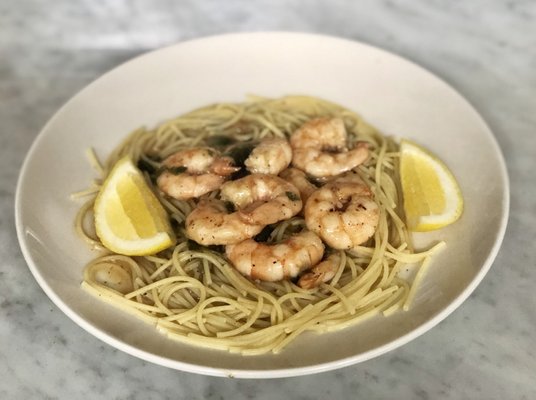 Shrimp Scampi with Gluten Free Spaghetti