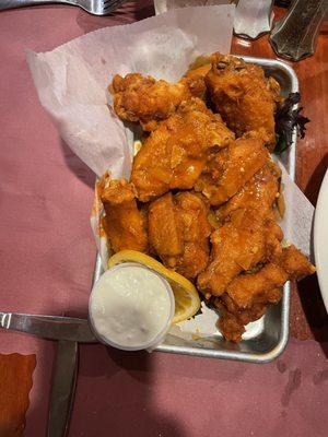 Buffalo wings.  Amazing!