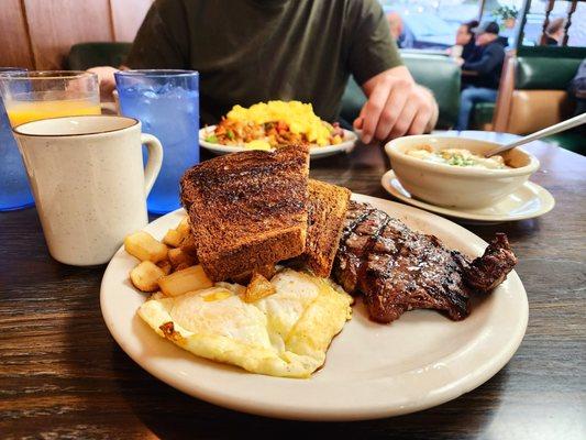 NY Steak and Eggs