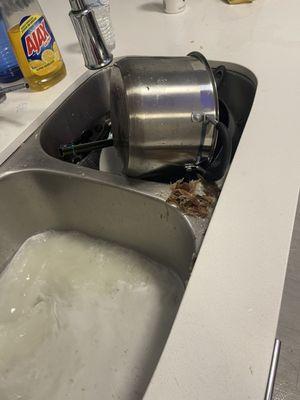 Garbage disposal broke